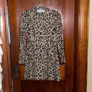Juniors leopard dress